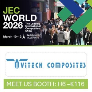 Vitech exposera au JEC World du 10 au 12 mars 2026 sur le Stand Hall 6 – K 116 à Paris / Villepinte